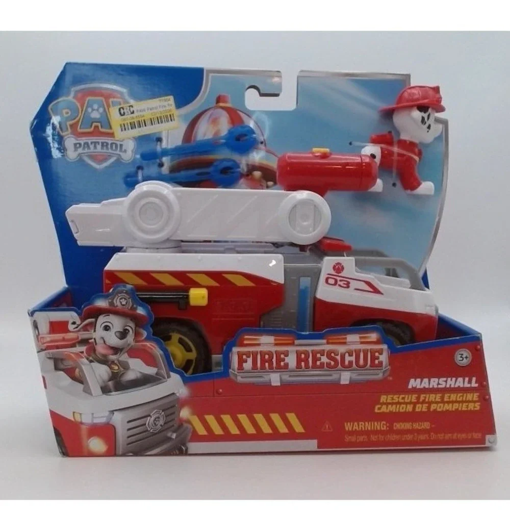 PAW Patrol Fire Rescue: Marshall's Rescue Fire Engine with Figure &  Accessories